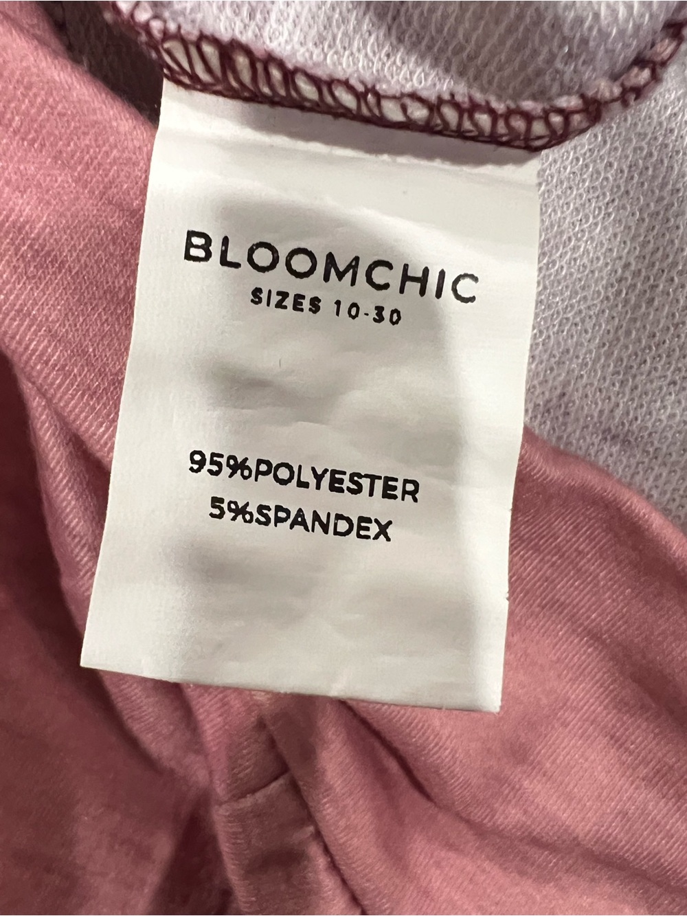 BloomChic  Ombre Hoodie in Dusty Rose - Picture 5 of 6